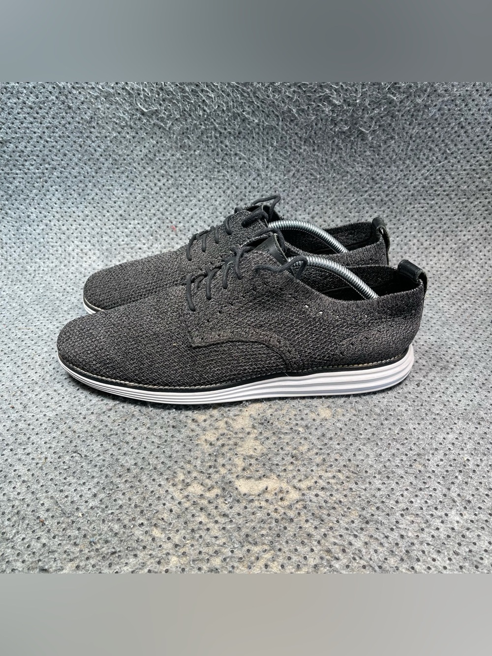 Cole Haan Original Grand Stitchlite Grey Oxford Dress Shoes Size 10.5 Men’s